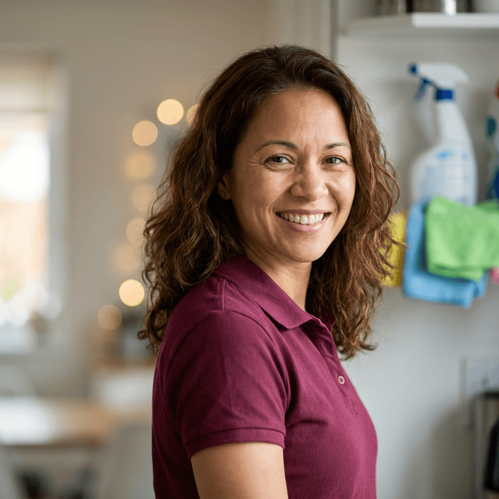 Portrait of Avery Morgan, bakery owner