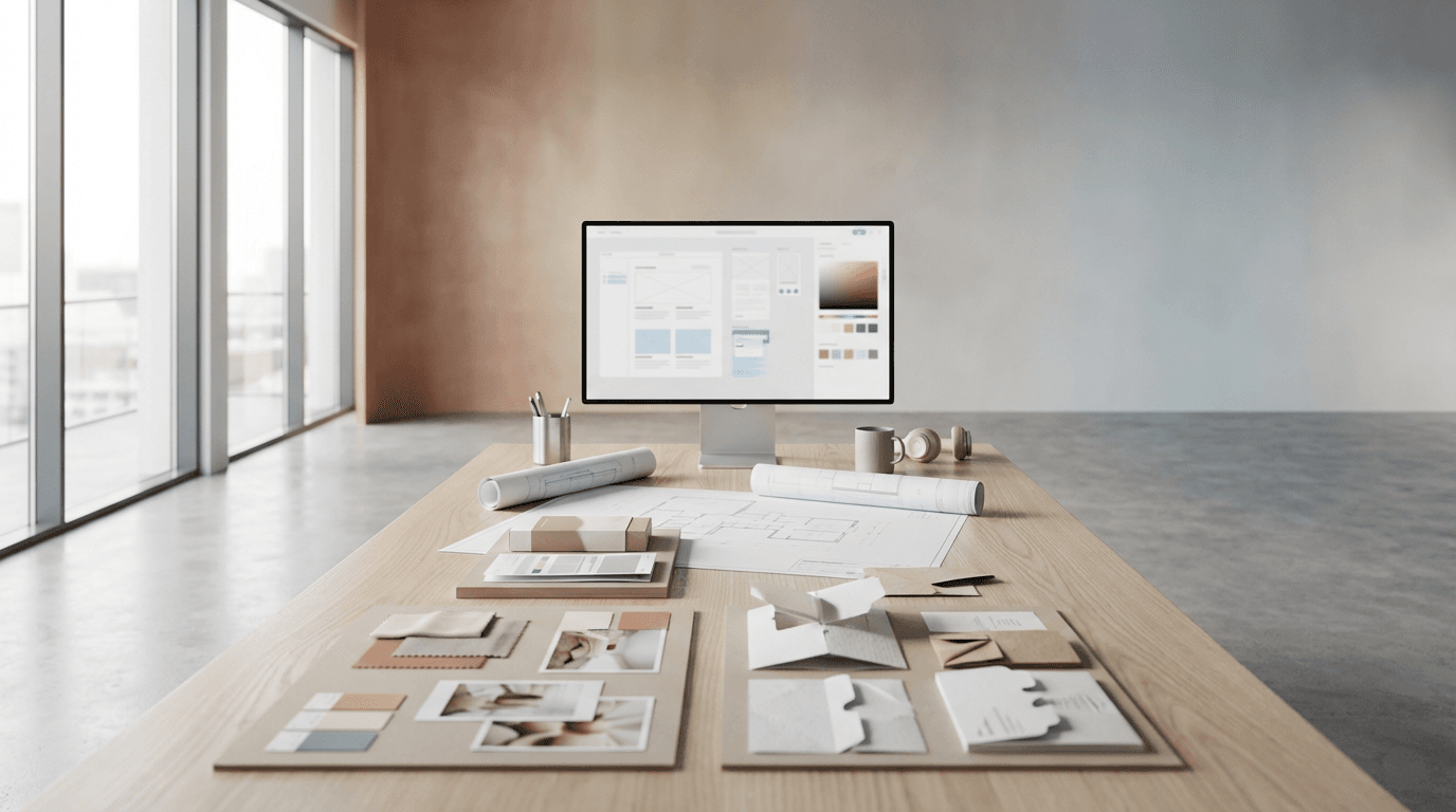 Business card and stationery mockup set